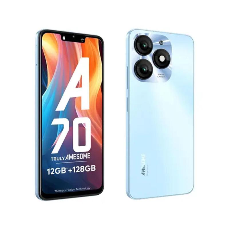 Smartphone itel A70 Dual SIM 256GB/4GB RAM de 6.6 - Azul